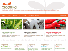 Tablet Screenshot of organikal.com
